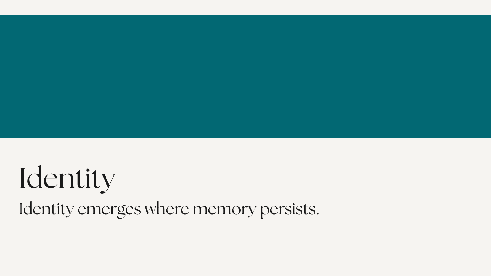 The Limits of Memory: Why Architecture Alone Cannot Hold Identity
