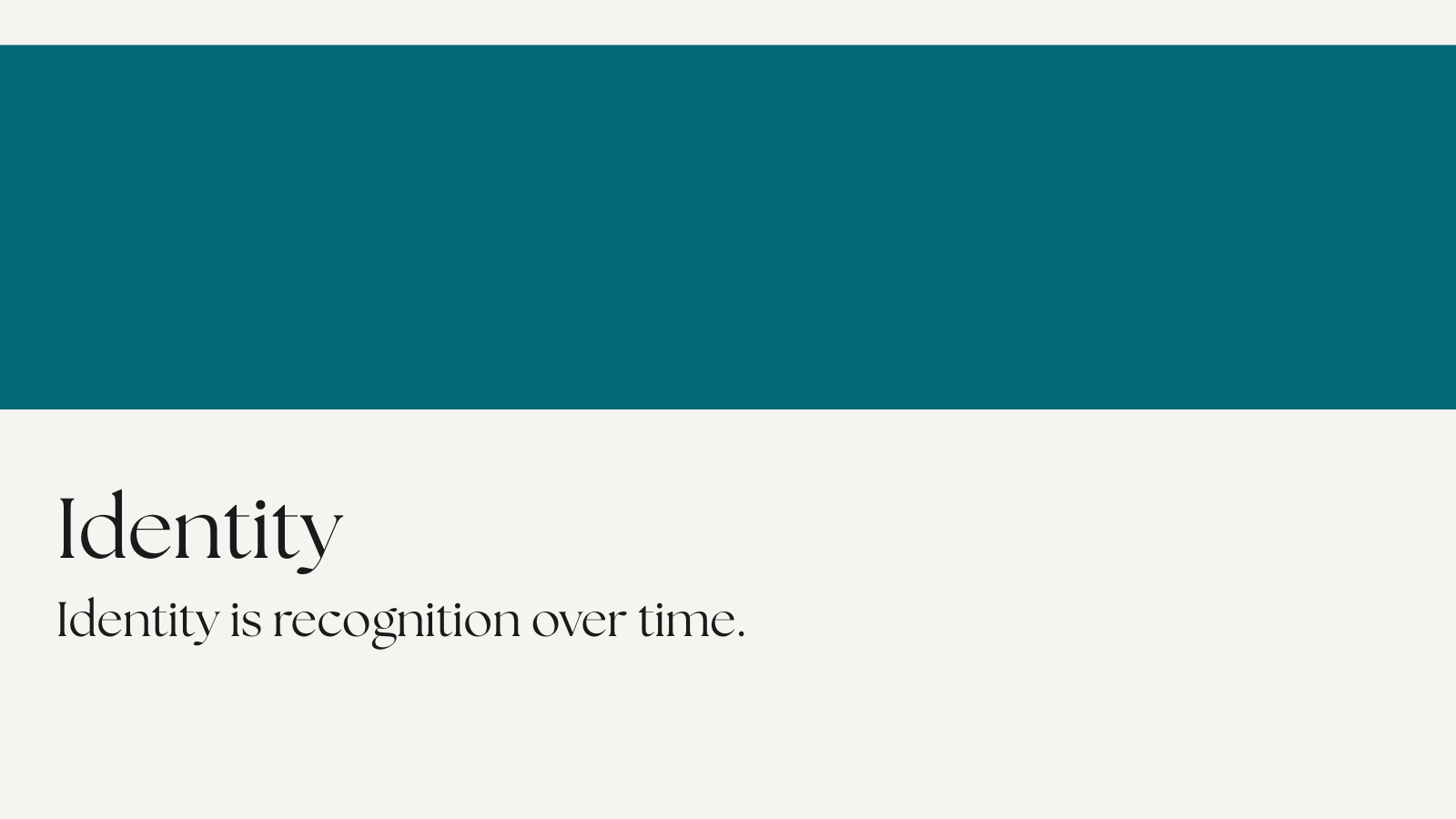 What CBA Is: A Framework for Identity Where Architecture Cannot Provide One